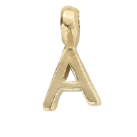 Gold Mini Alphabet Charm