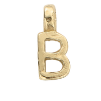 Gold Mini Alphabet Charm