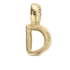 Gold Mini Alphabet Charm