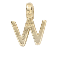 Gold Mini Alphabet Charm