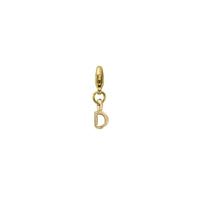 Gold Mini Alphabet Lobster Charm