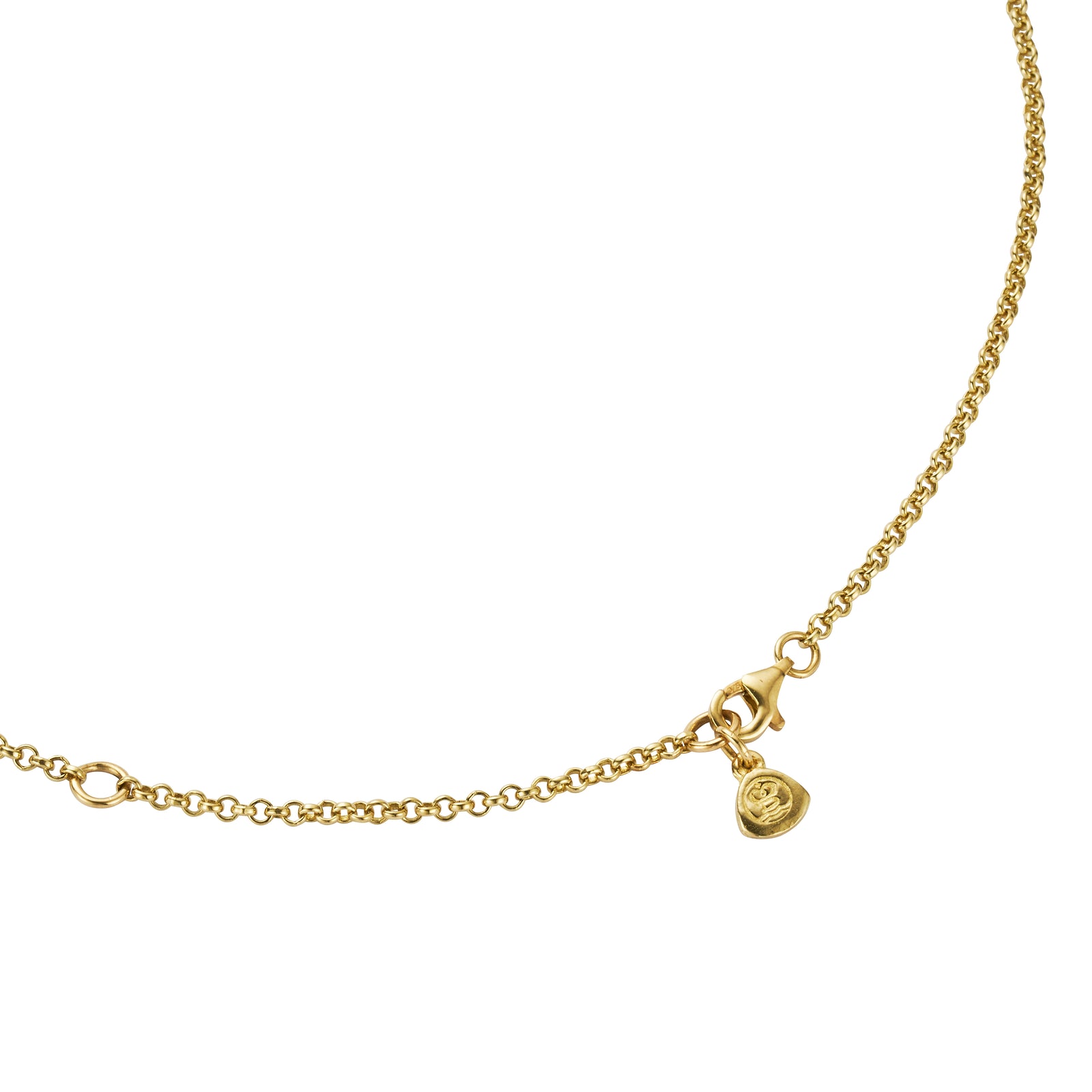 No.10 Gold Rock Crystal Pendant Necklace