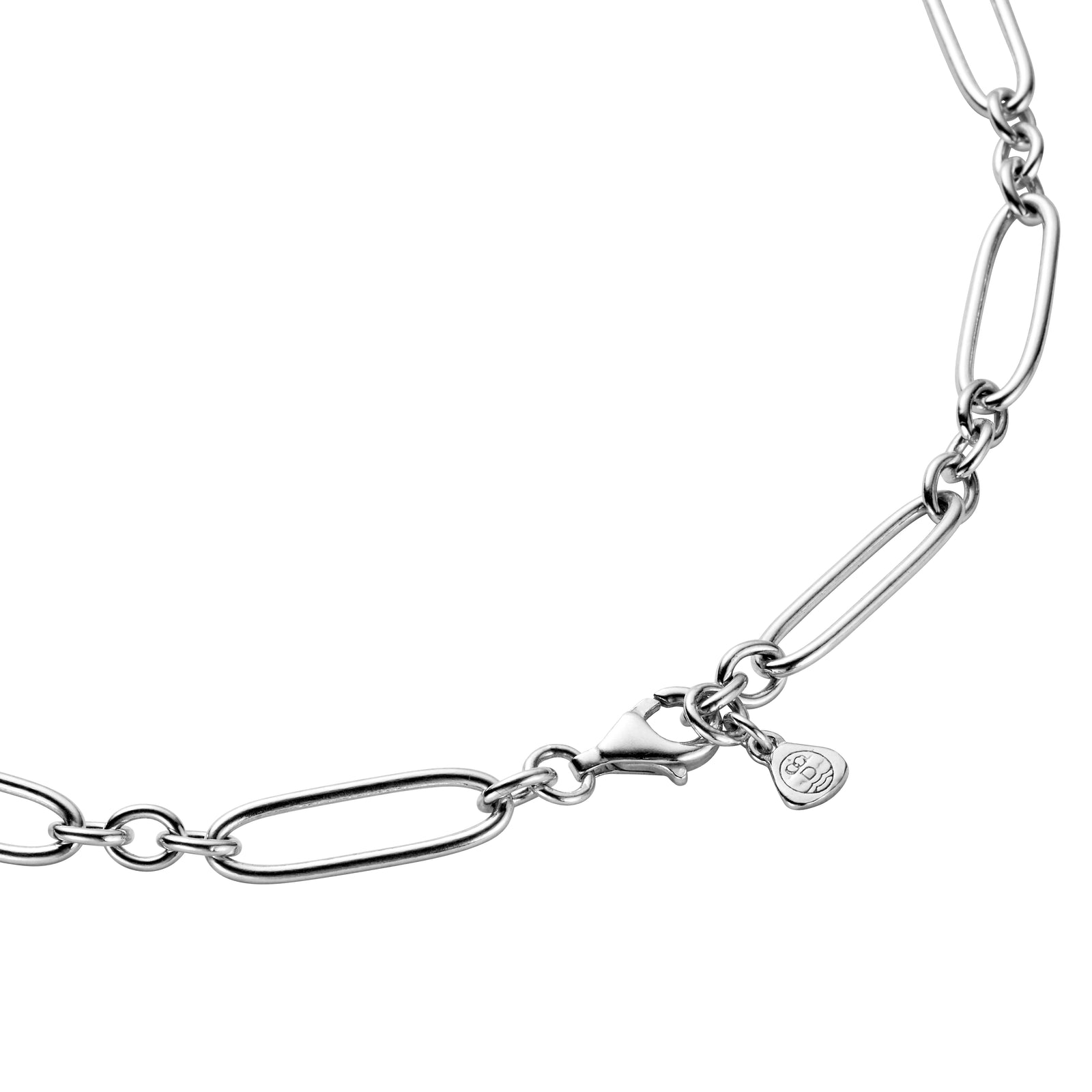 No.25 Silver Rock Crystal Pendant Necklace