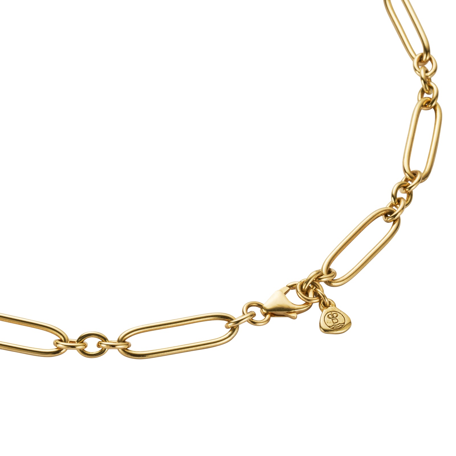 No.6 Gold Rock Crystal Pendant Necklace