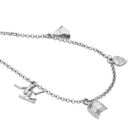 Silver Verbier Charm Bracelet