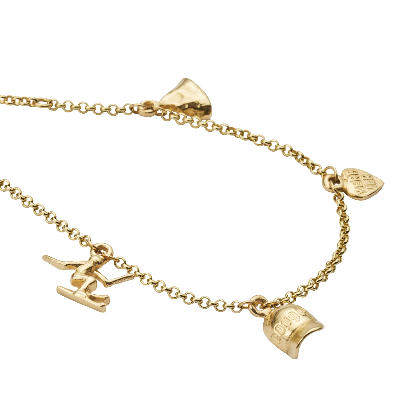 Gold Verbier Charm Bracelet