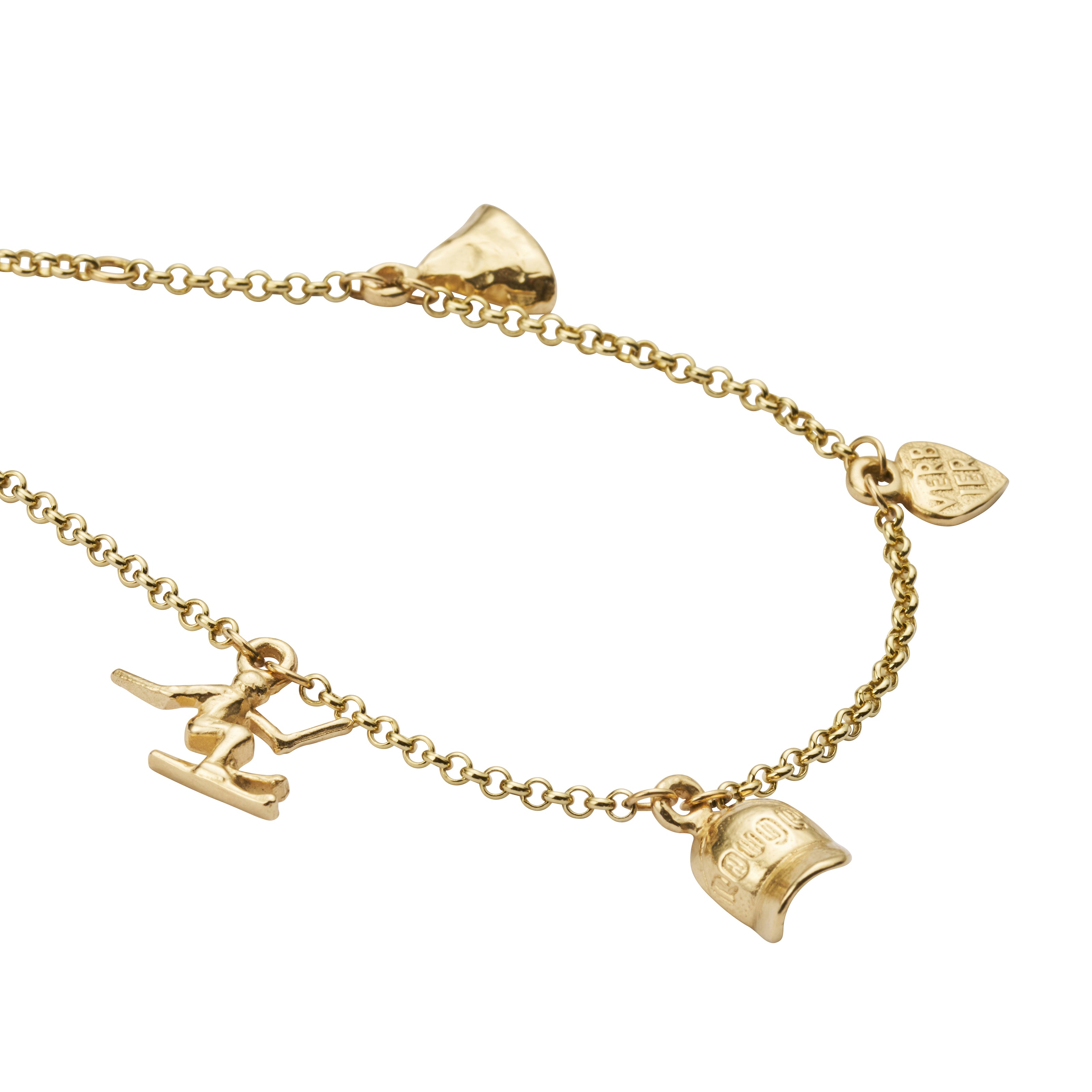 Gold Verbier Charm Bracelet