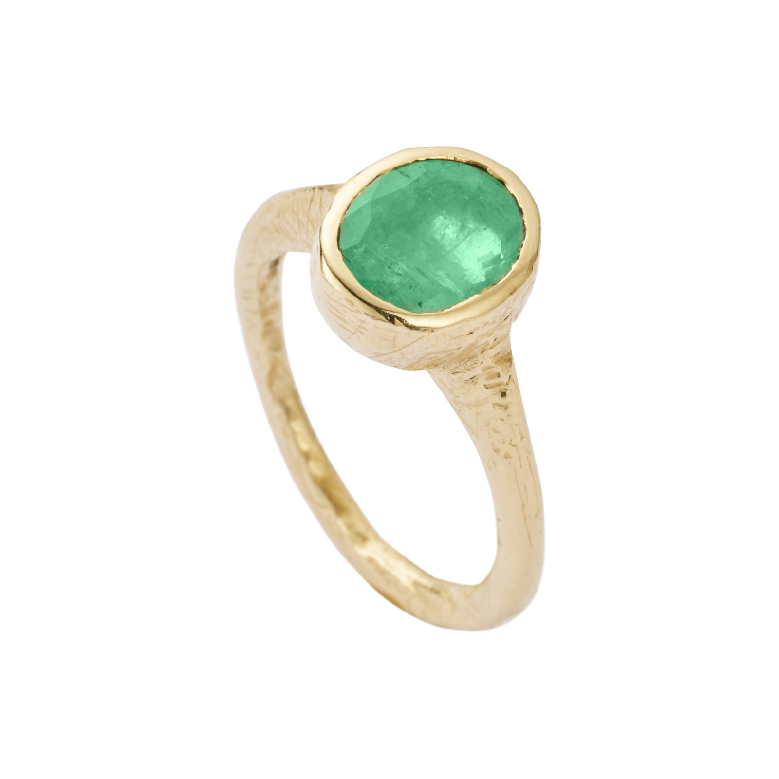 HARMONIA Gold Emerald Ring