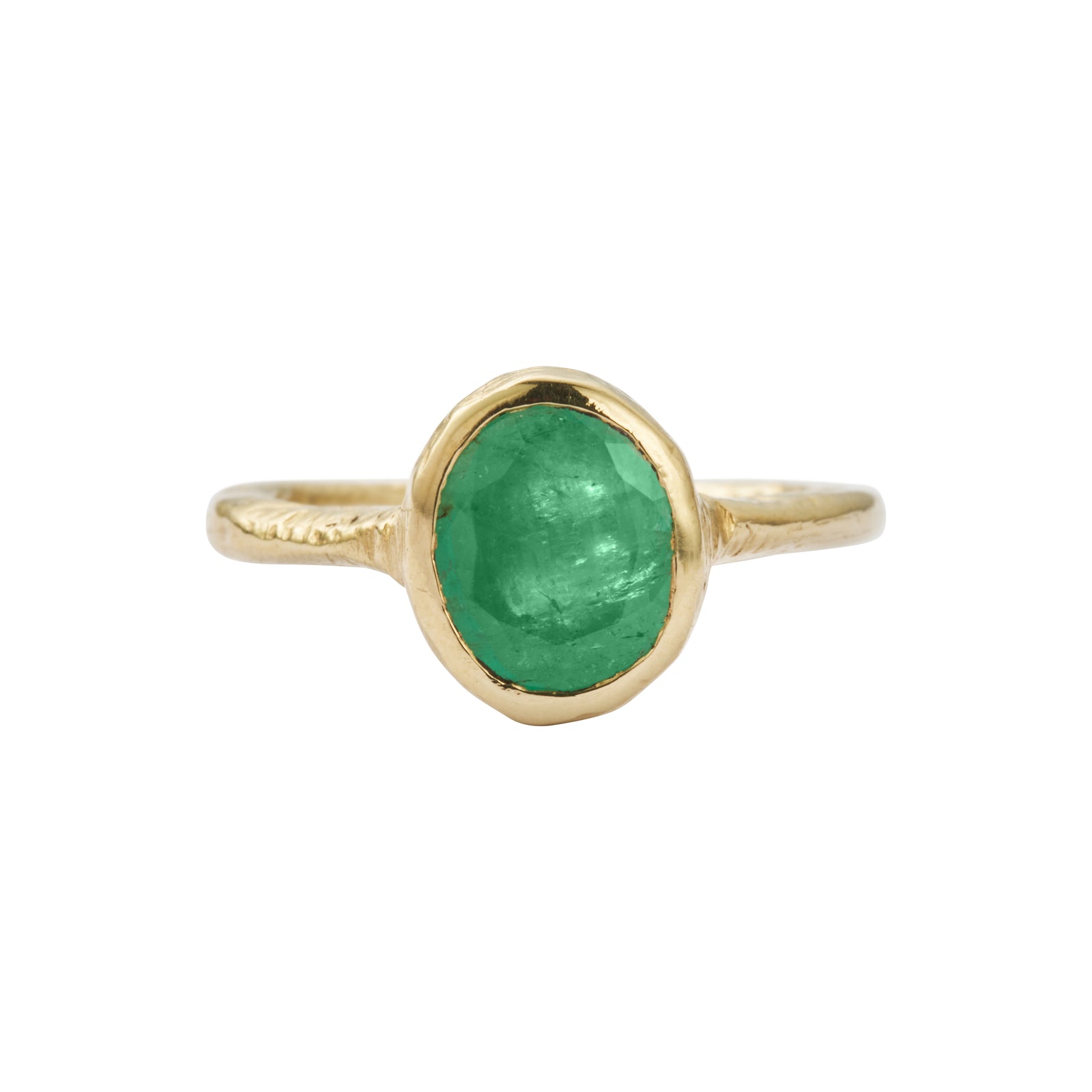 HARMONIA Gold Emerald Ring