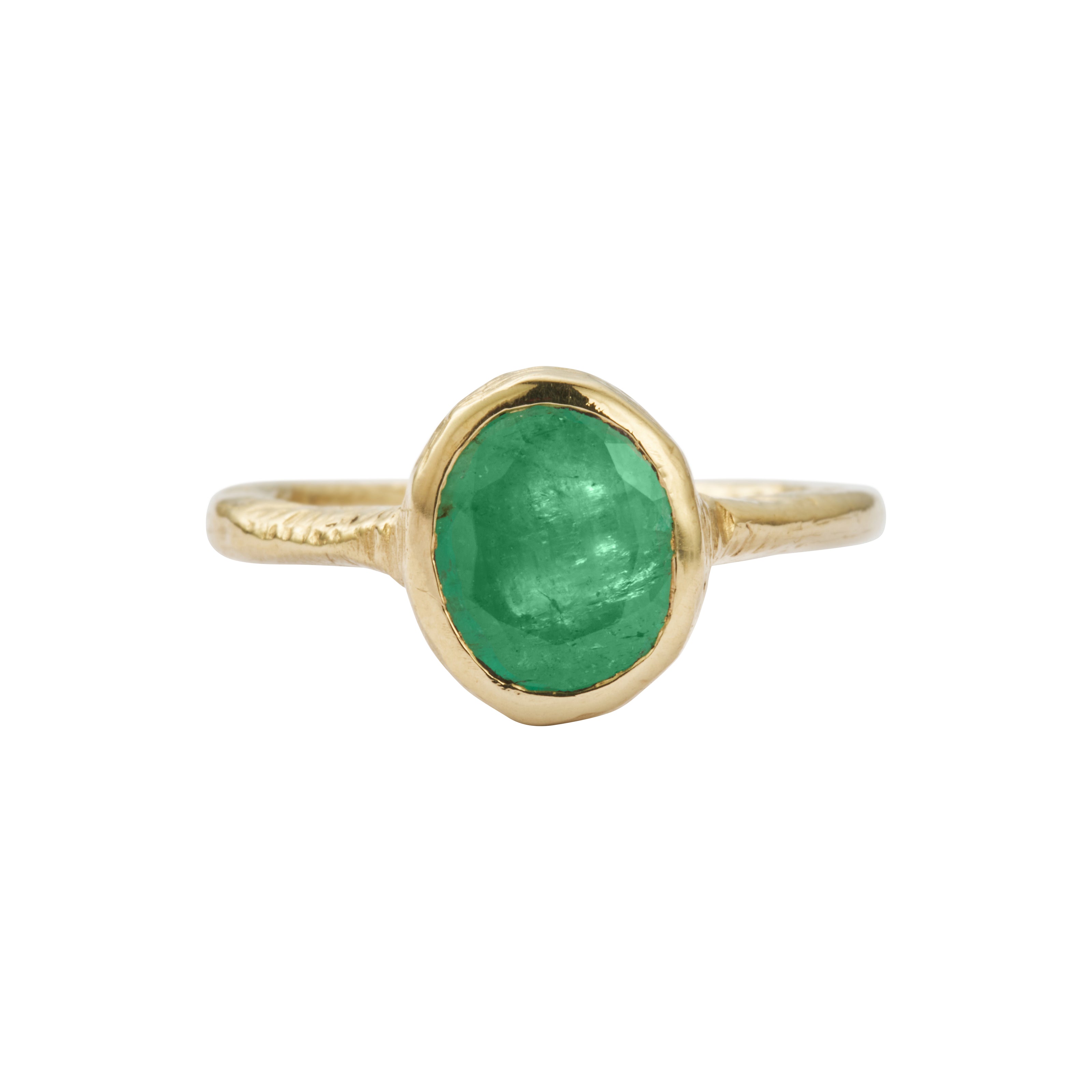 HARMONIA Gold Emerald Ring