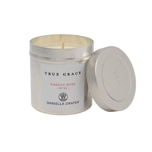 DD x True Grace Garden Rose Tin Candle