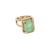 ELDORA Gold Emerald Ring
