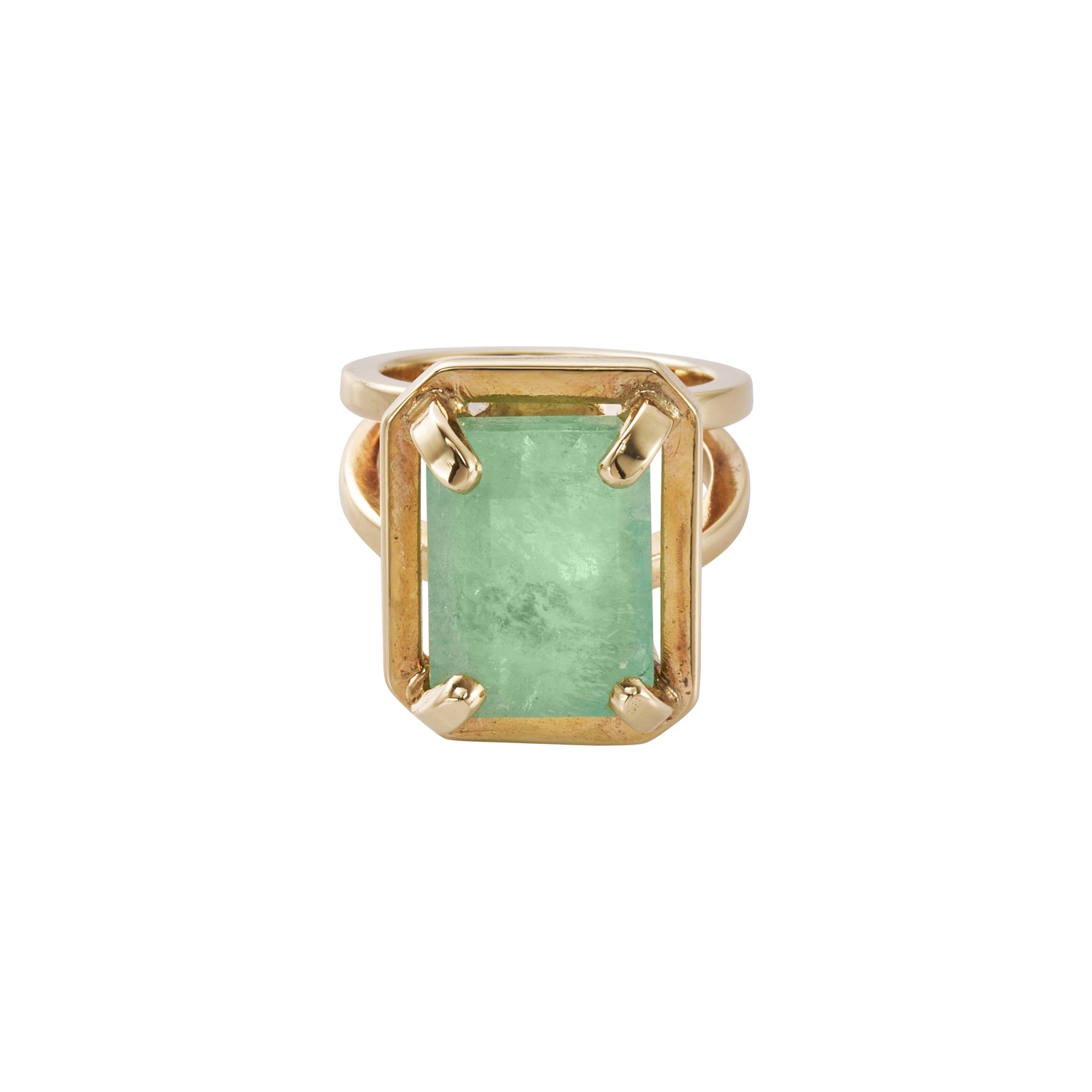 ELDORA Gold Emerald Ring