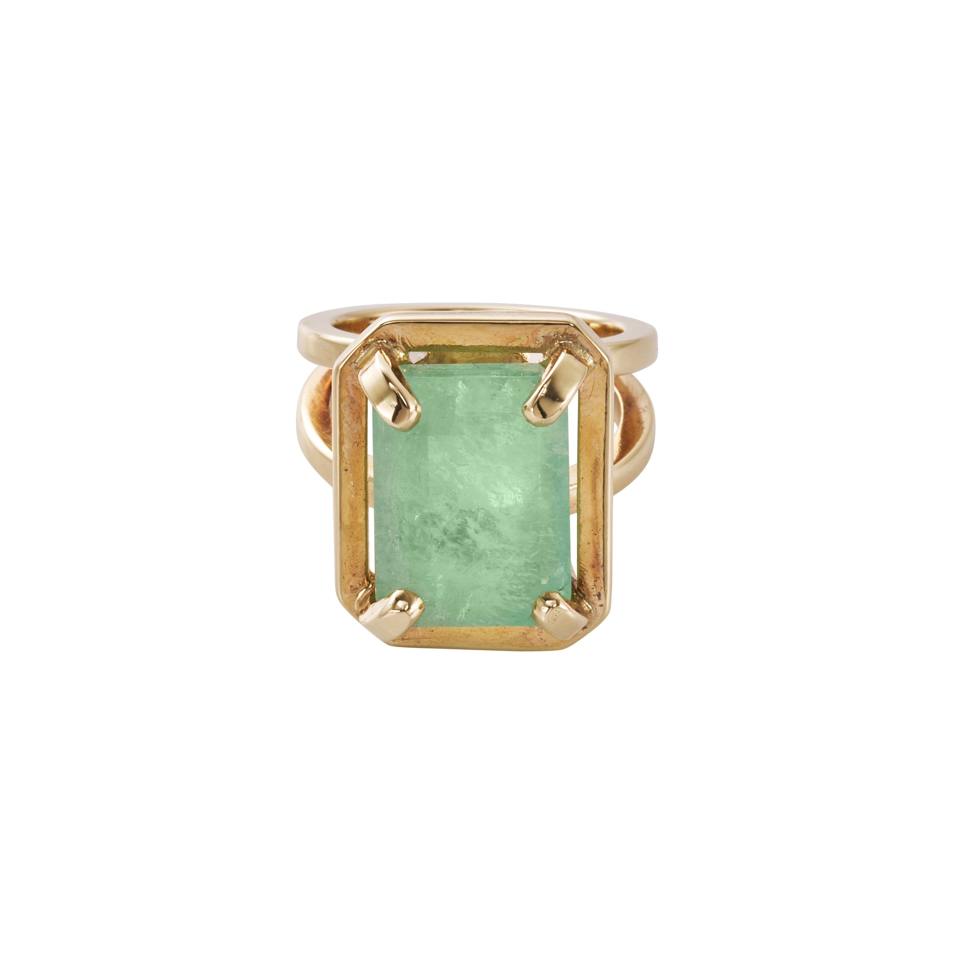 ELDORA Gold Emerald Ring