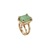 ELDORA Gold Emerald Ring