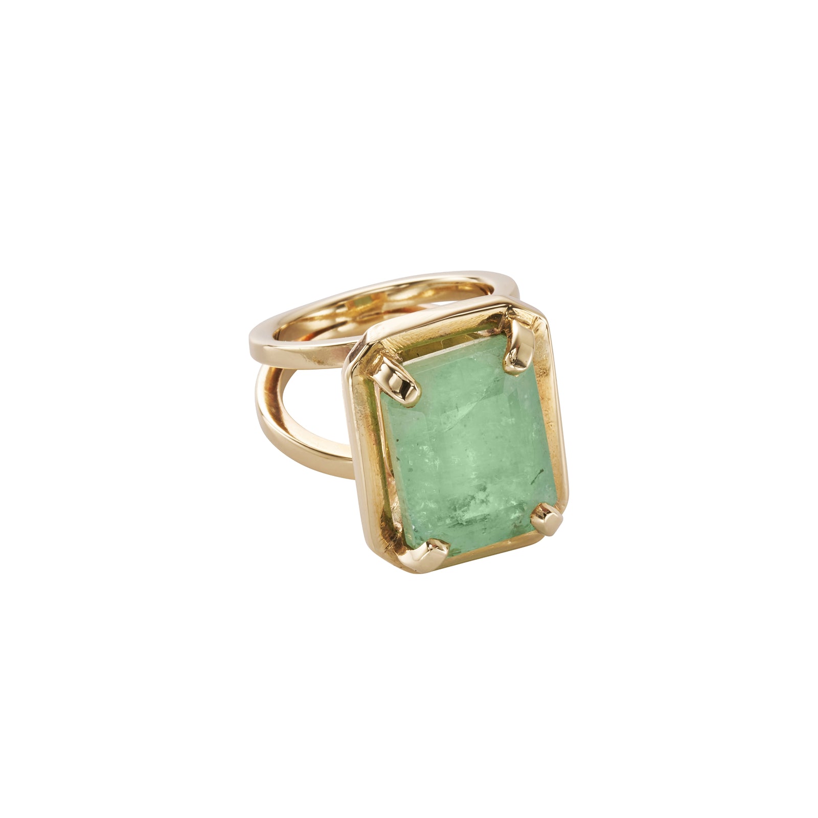 SYLVA Gold Emerald Ring