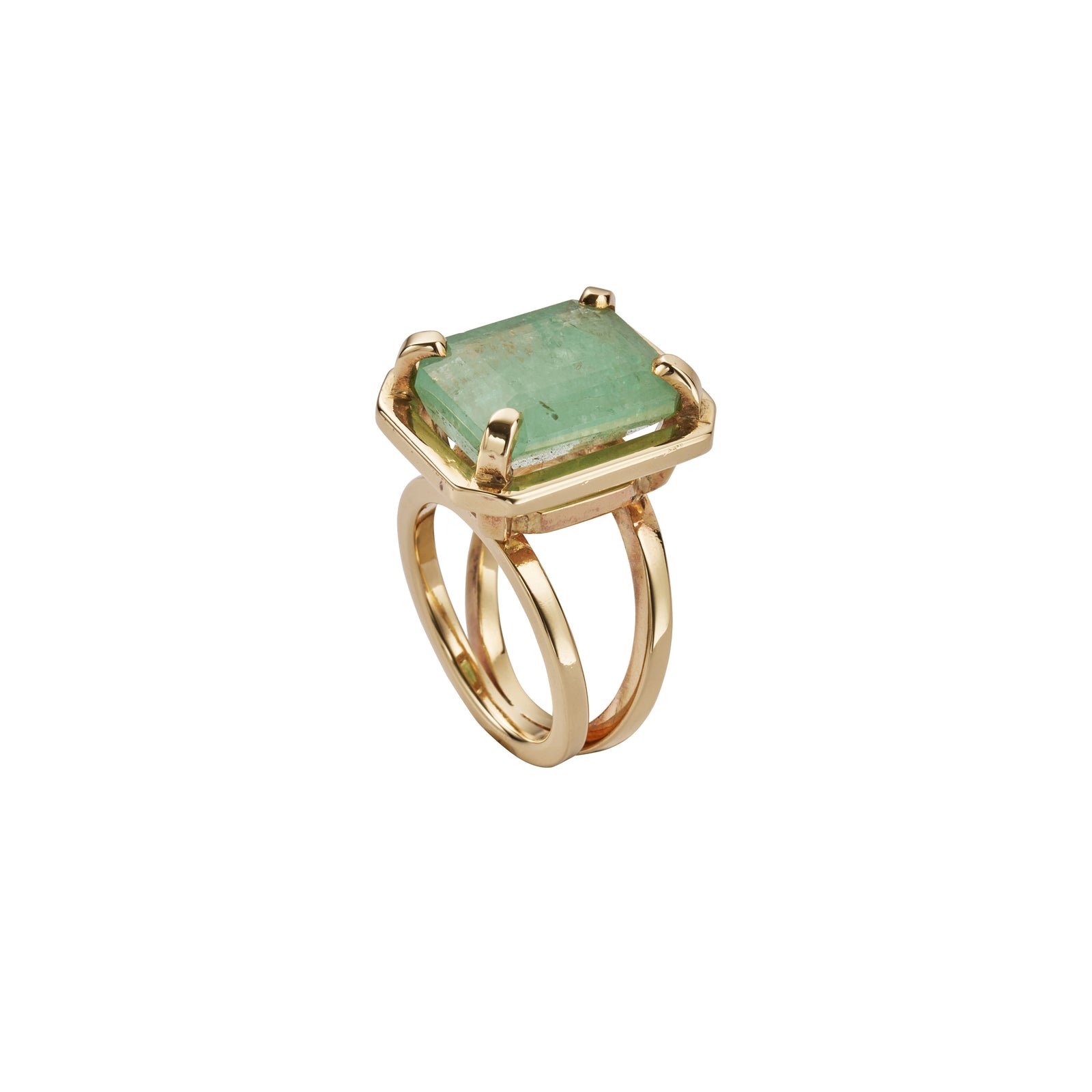 SYLVA Gold Emerald Ring