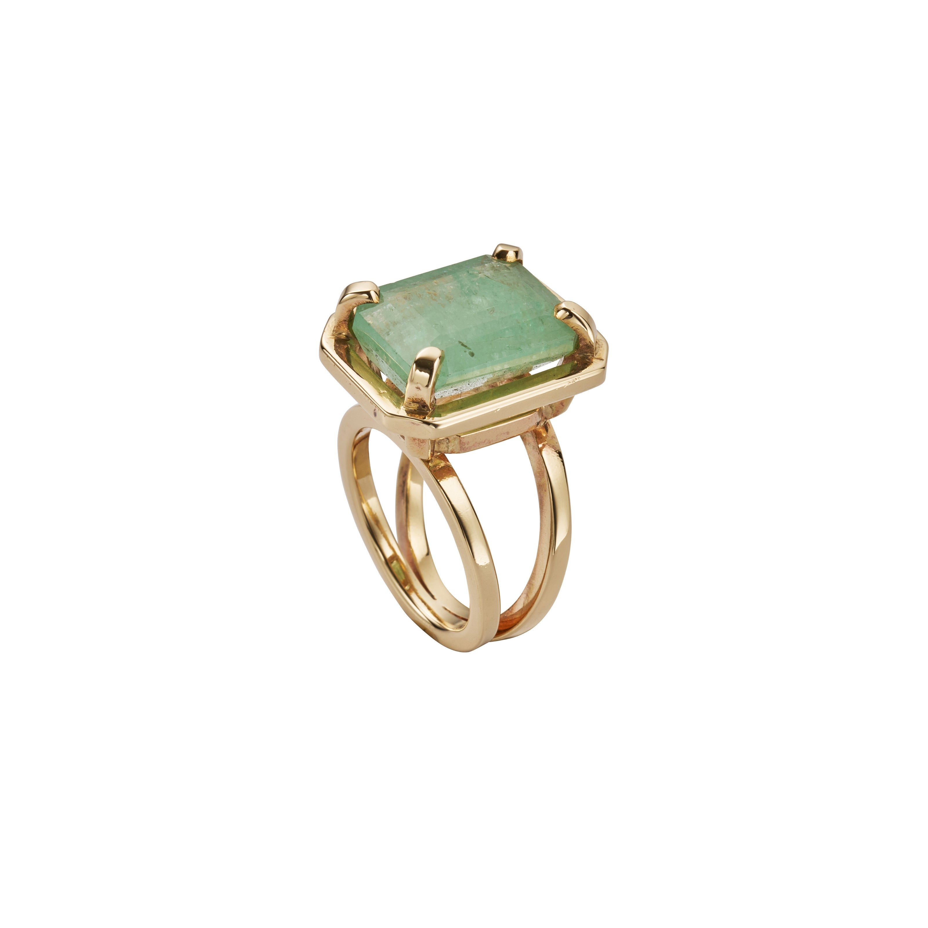 SYLVA Gold Emerald Ring