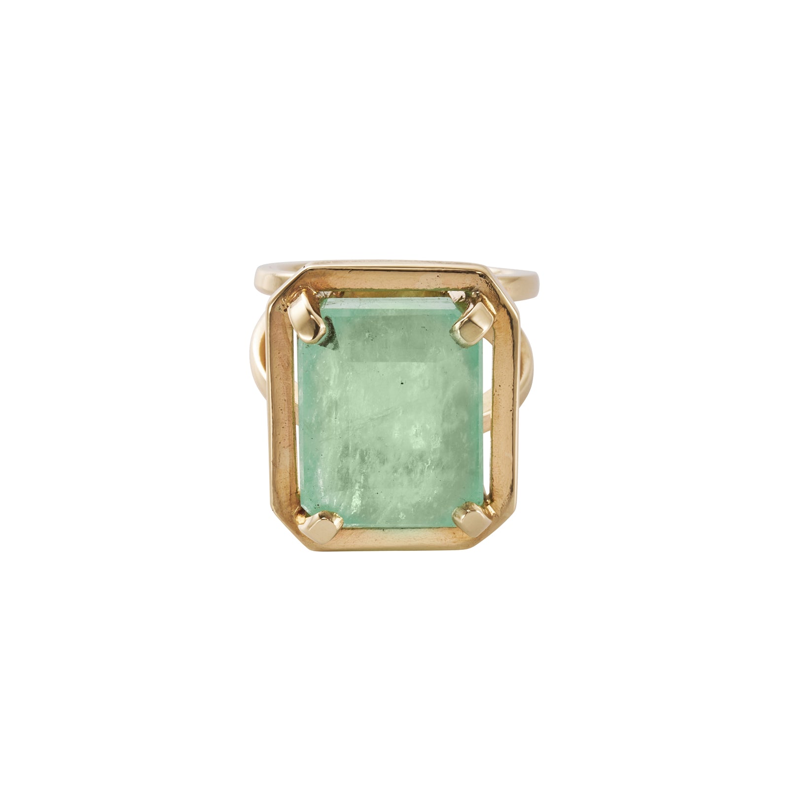 ABILENE Gold Emerald Ring