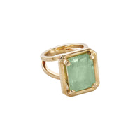 MIDORI Gold Emerald Ring