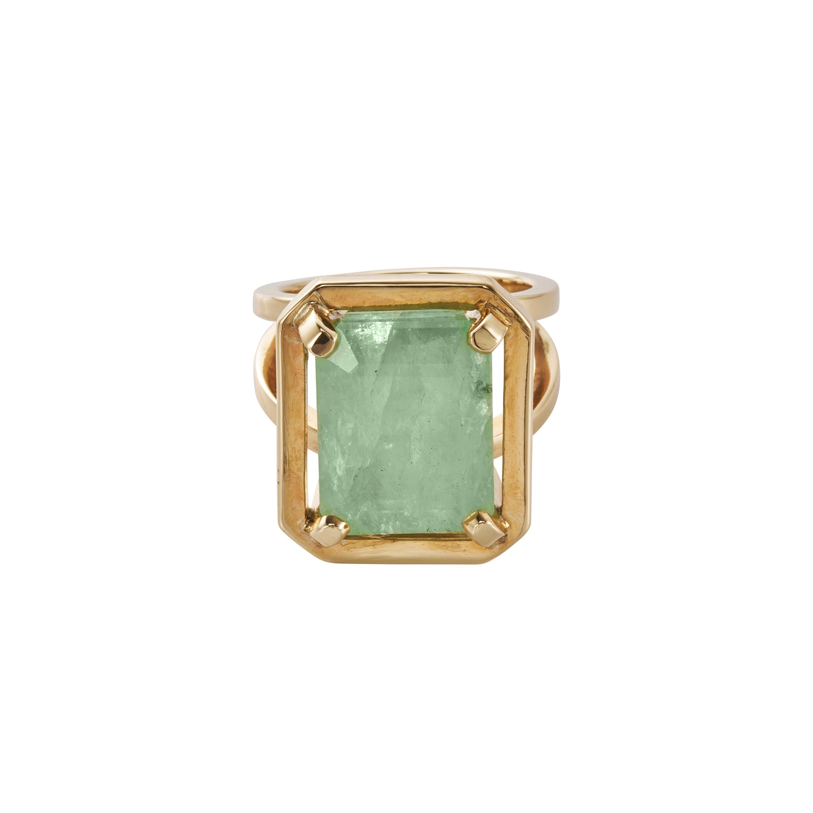 MIDORI Gold Emerald Ring