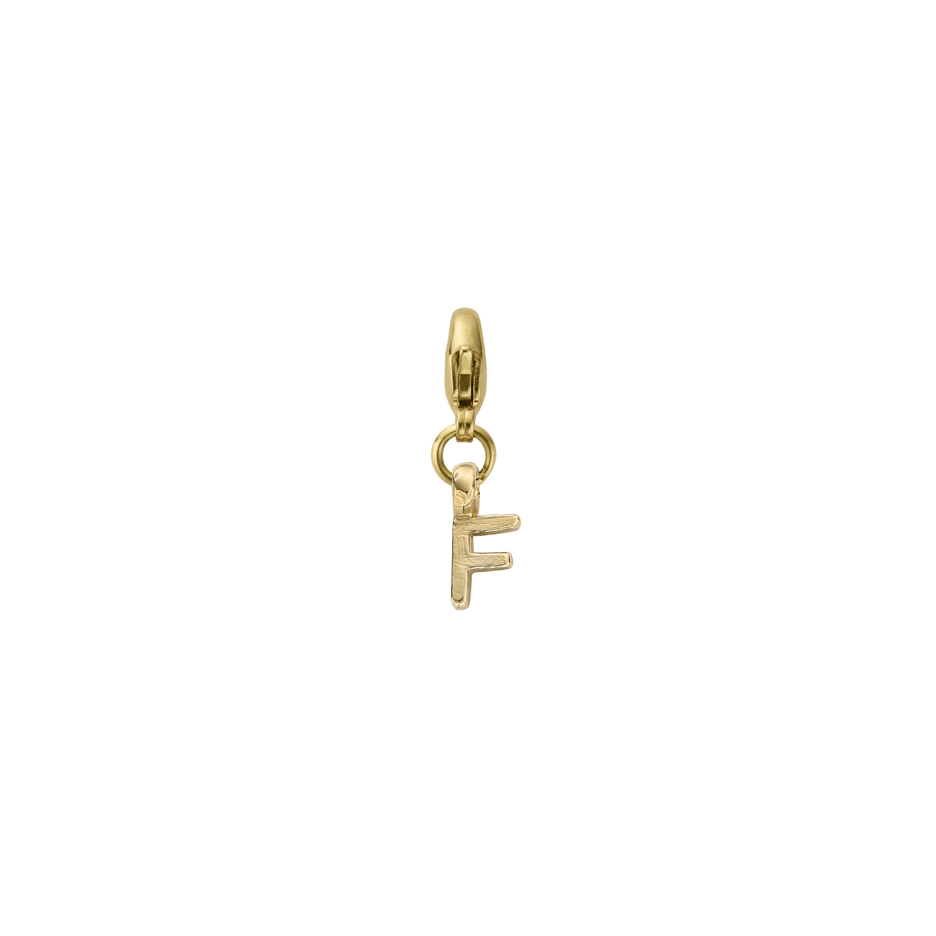 Gold Mini Alphabet Lobster Charm