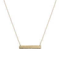 Gold Bar Necklace