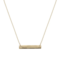 Gold Bar Necklace