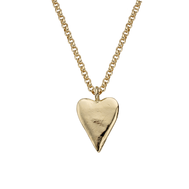 Gold Maxi Heart Necklace