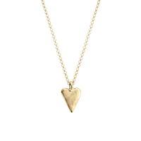 Gold Medium Heart Necklace