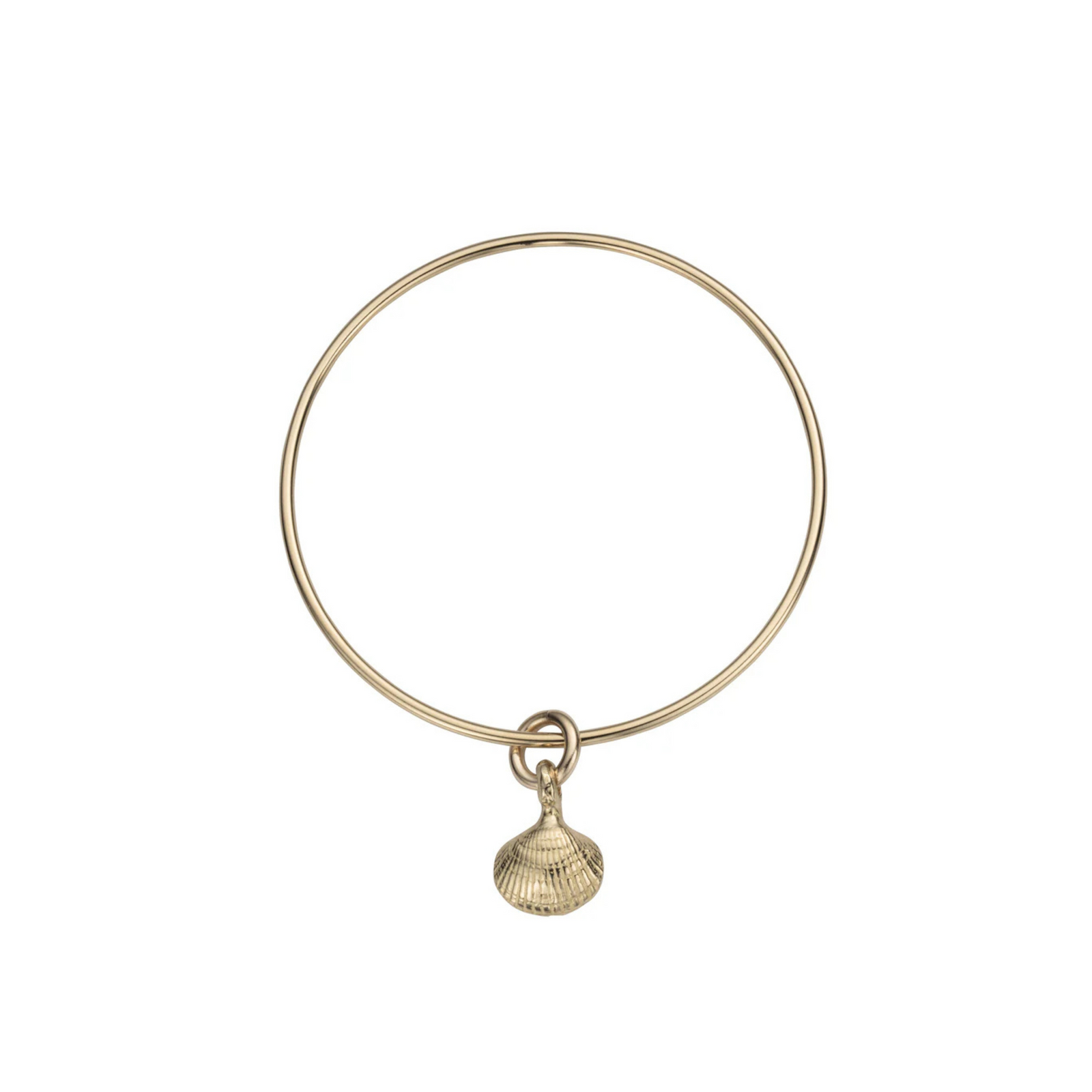 Gold Mini Shell Bangle