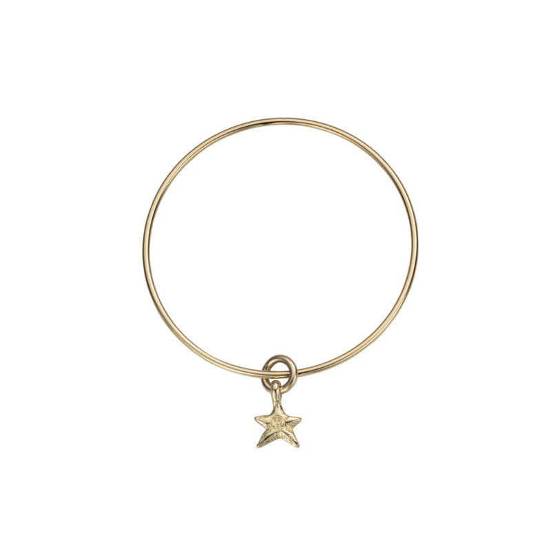 Gold Mini Star Bangle