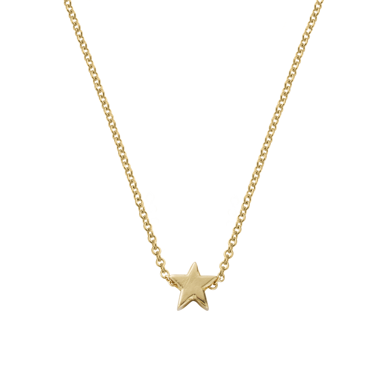 Gold Wishing Star Necklace