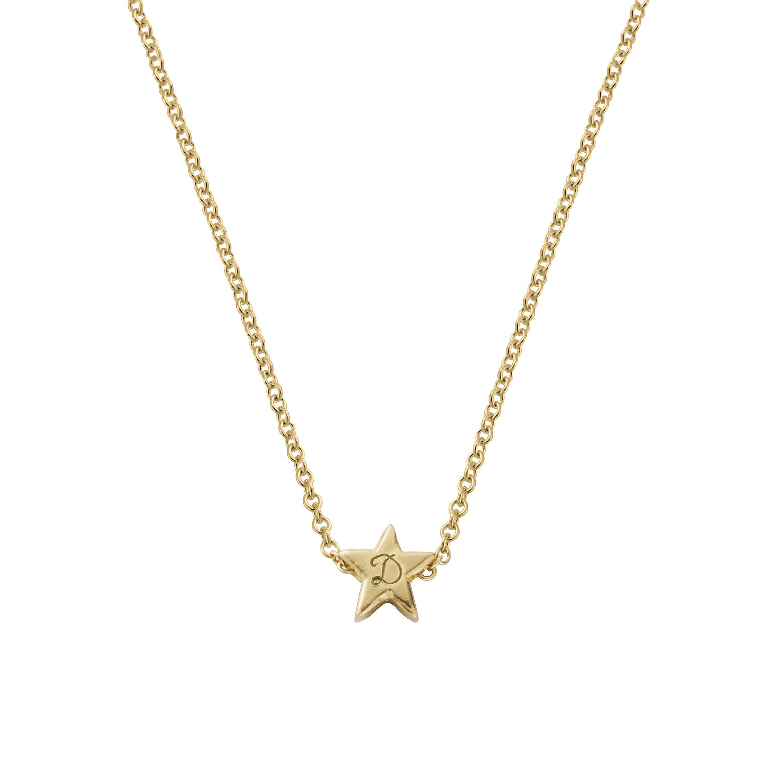 Gold Wishing Star Necklace