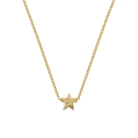 Gold Wishing Star Necklace