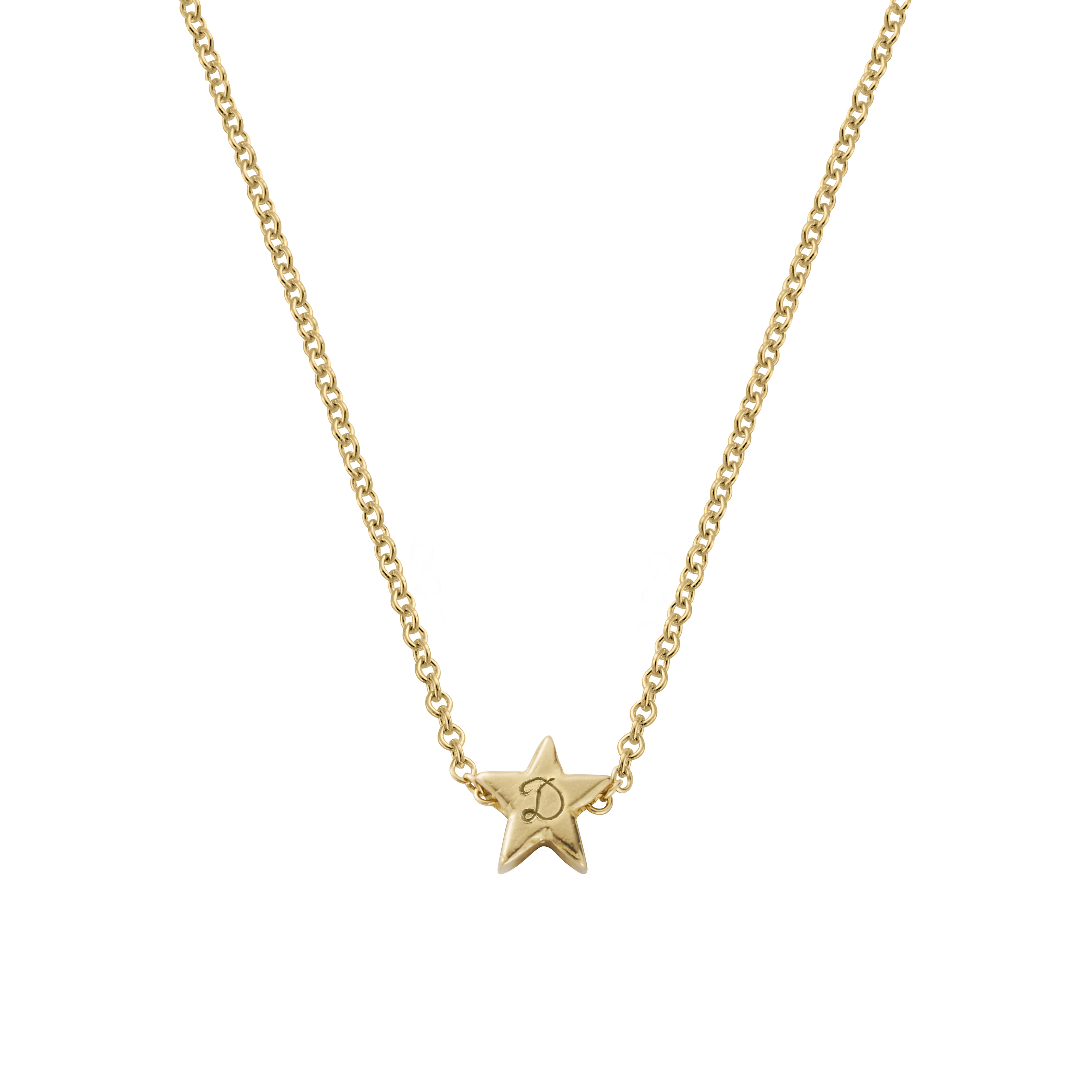 Gold Wishing Star Necklace