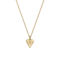 Gold Diamond Mini Heart Necklace