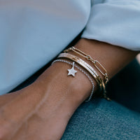 Silver Guiding Star Chain Bracelet