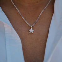 Silver & Gold Guiding Star Necklace