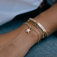 Gold Guiding Star Chain Bracelet