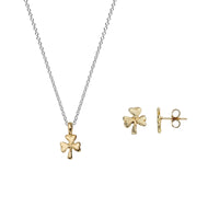 Silver & Gold Baby Shamrock Gift Set