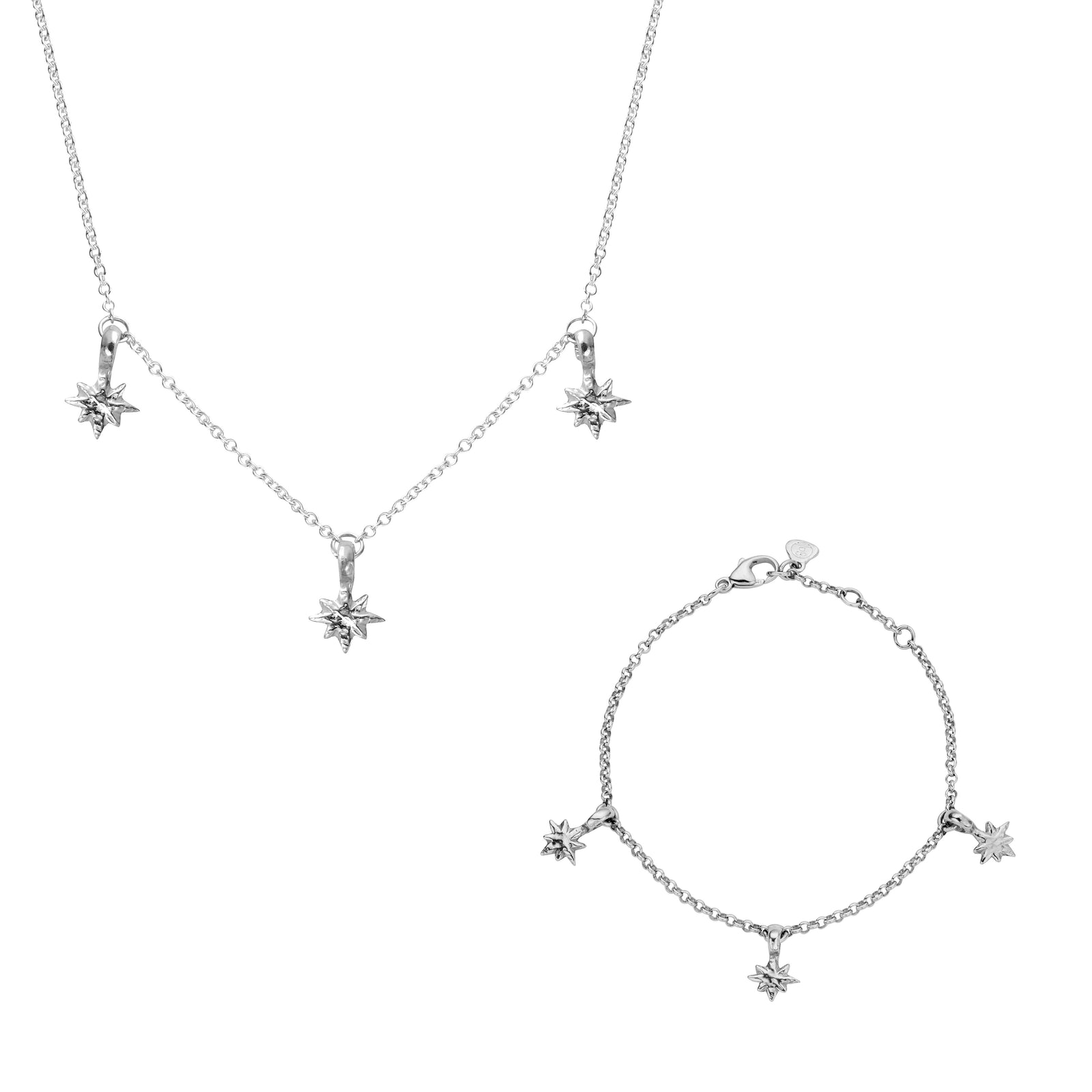 Silver Trio Baby North Star Gift Set