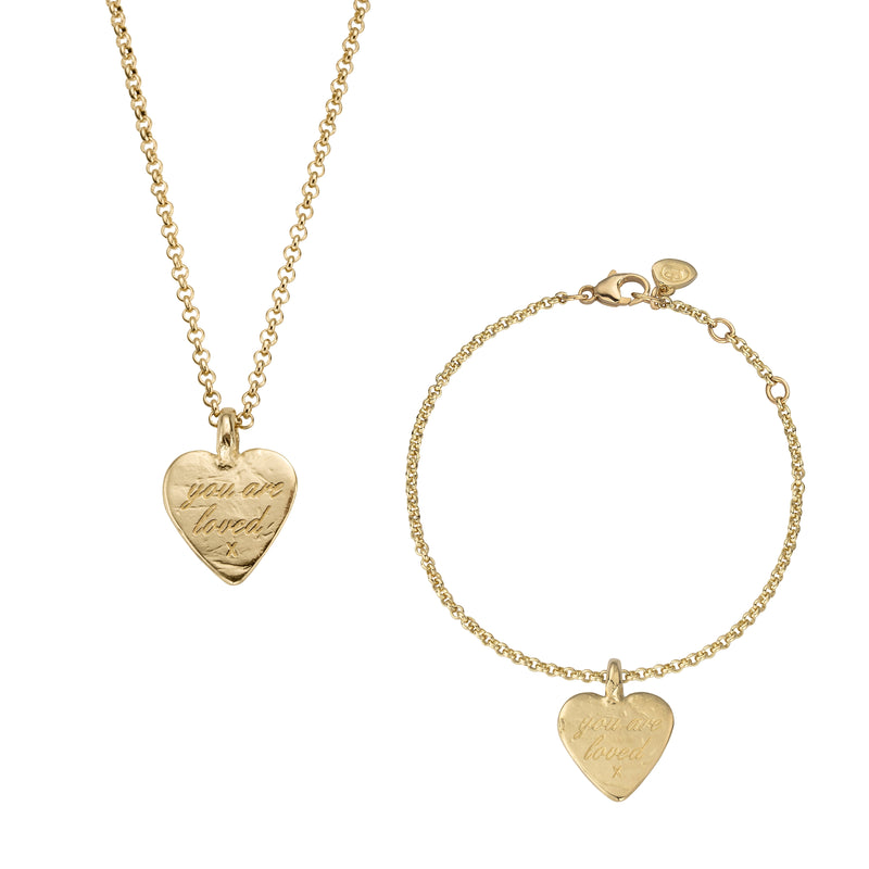 Gold Medium You Are Loved Gift Set