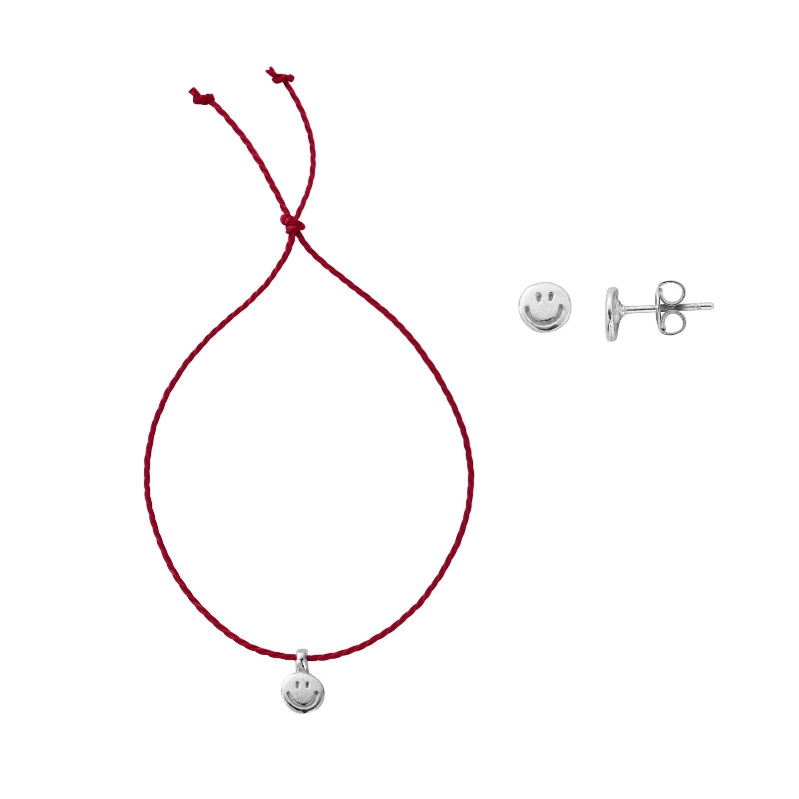 Silver Smiley Gift Set