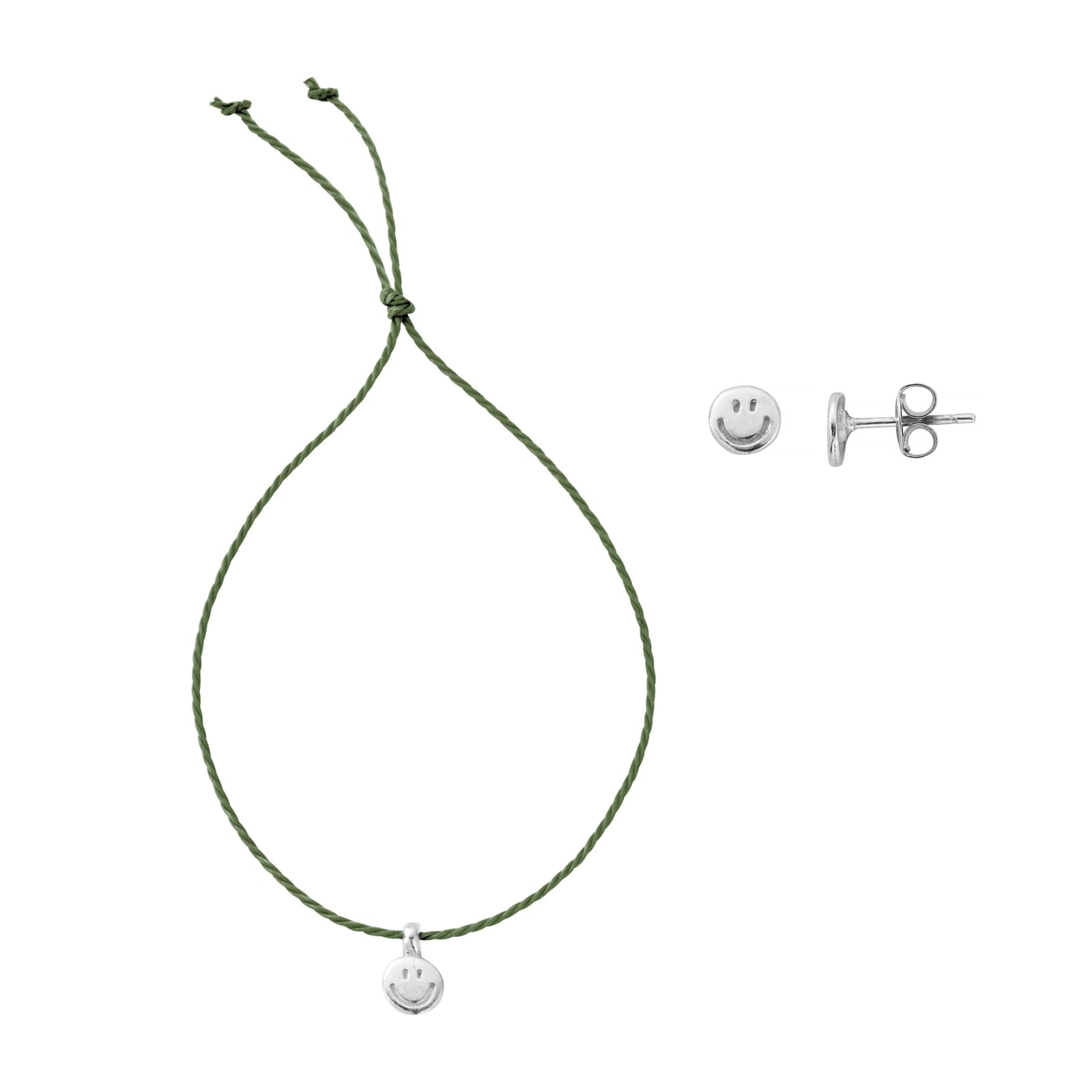 Silver Smiley Gift Set