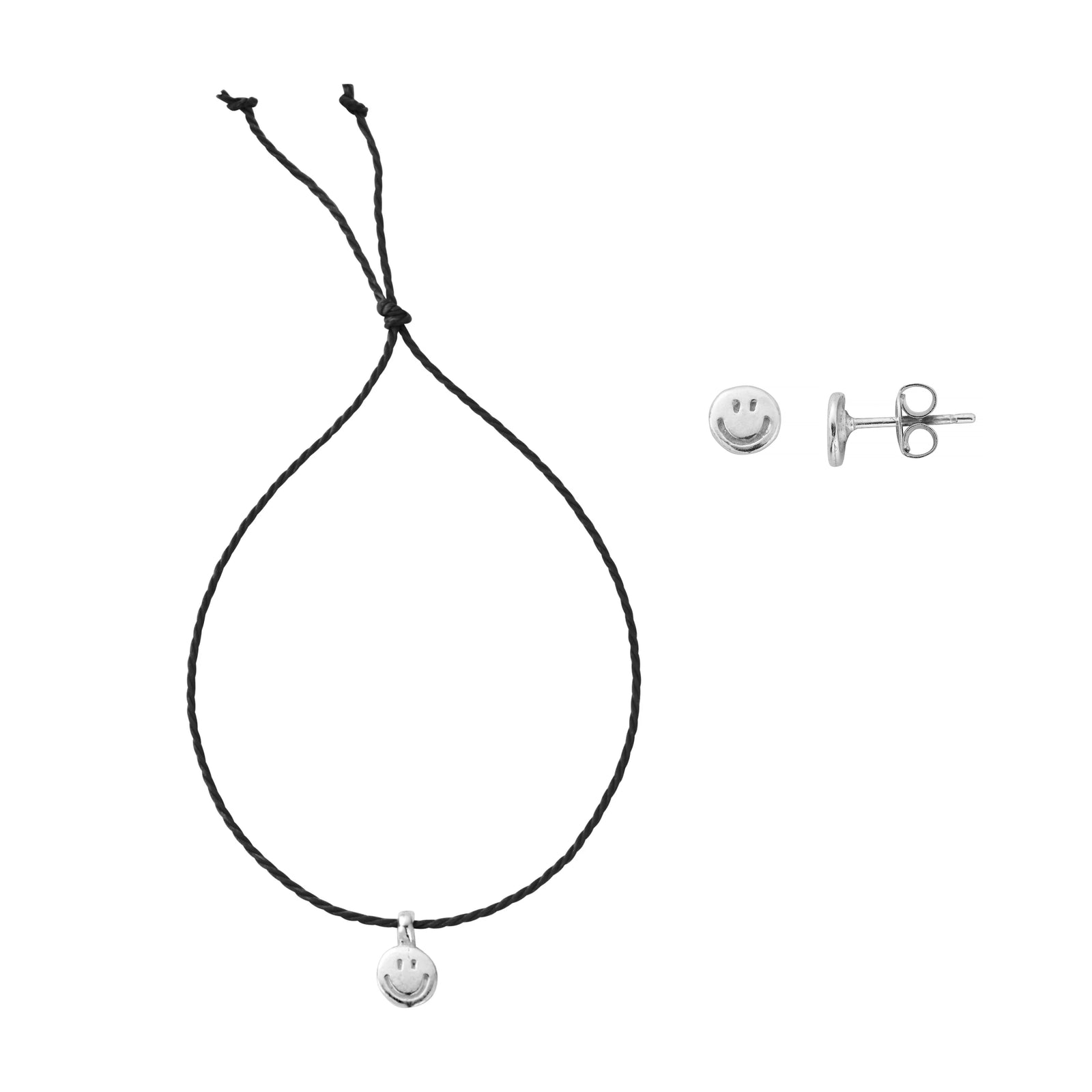 Silver Smiley Gift Set