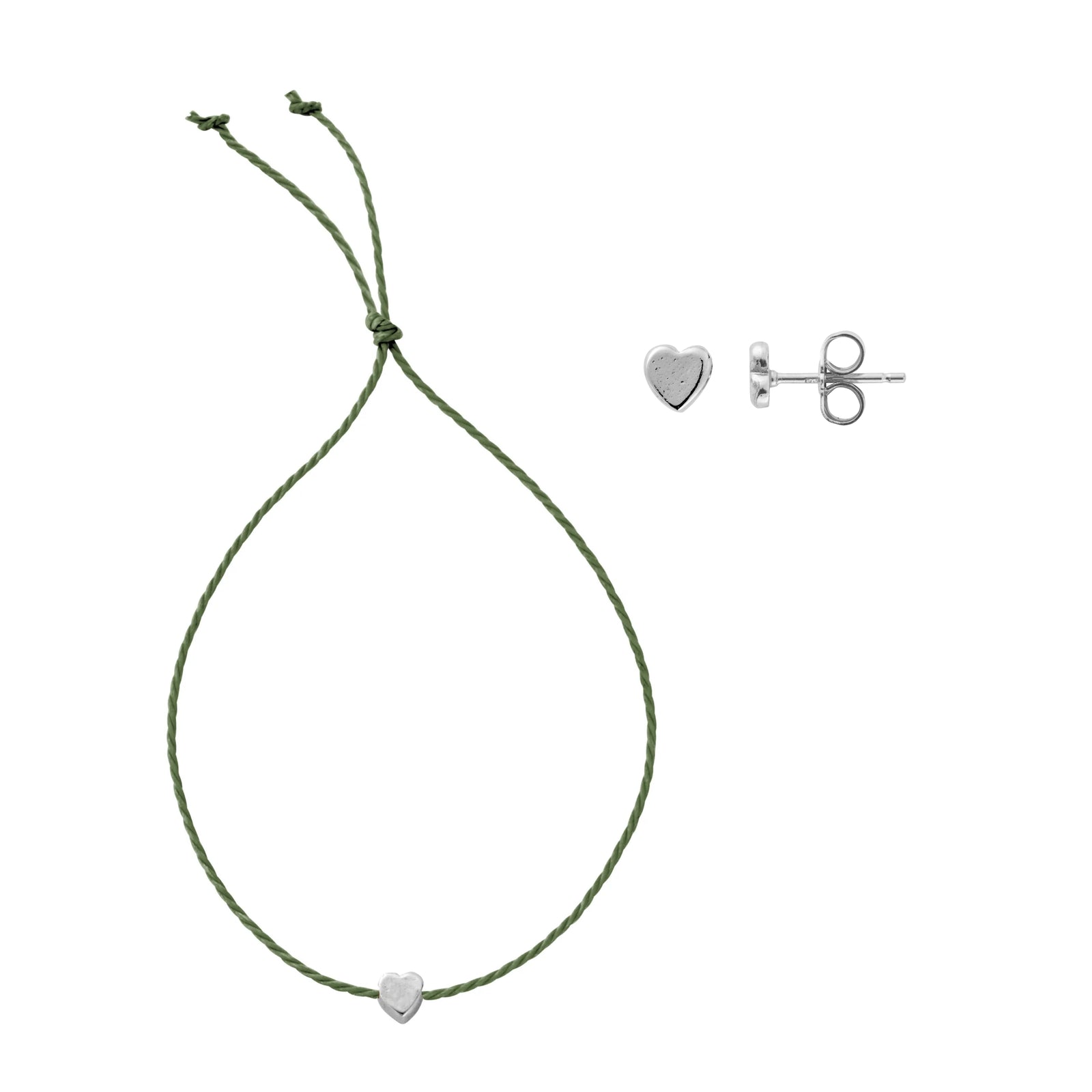 Silver Tiny Heart Gift Set