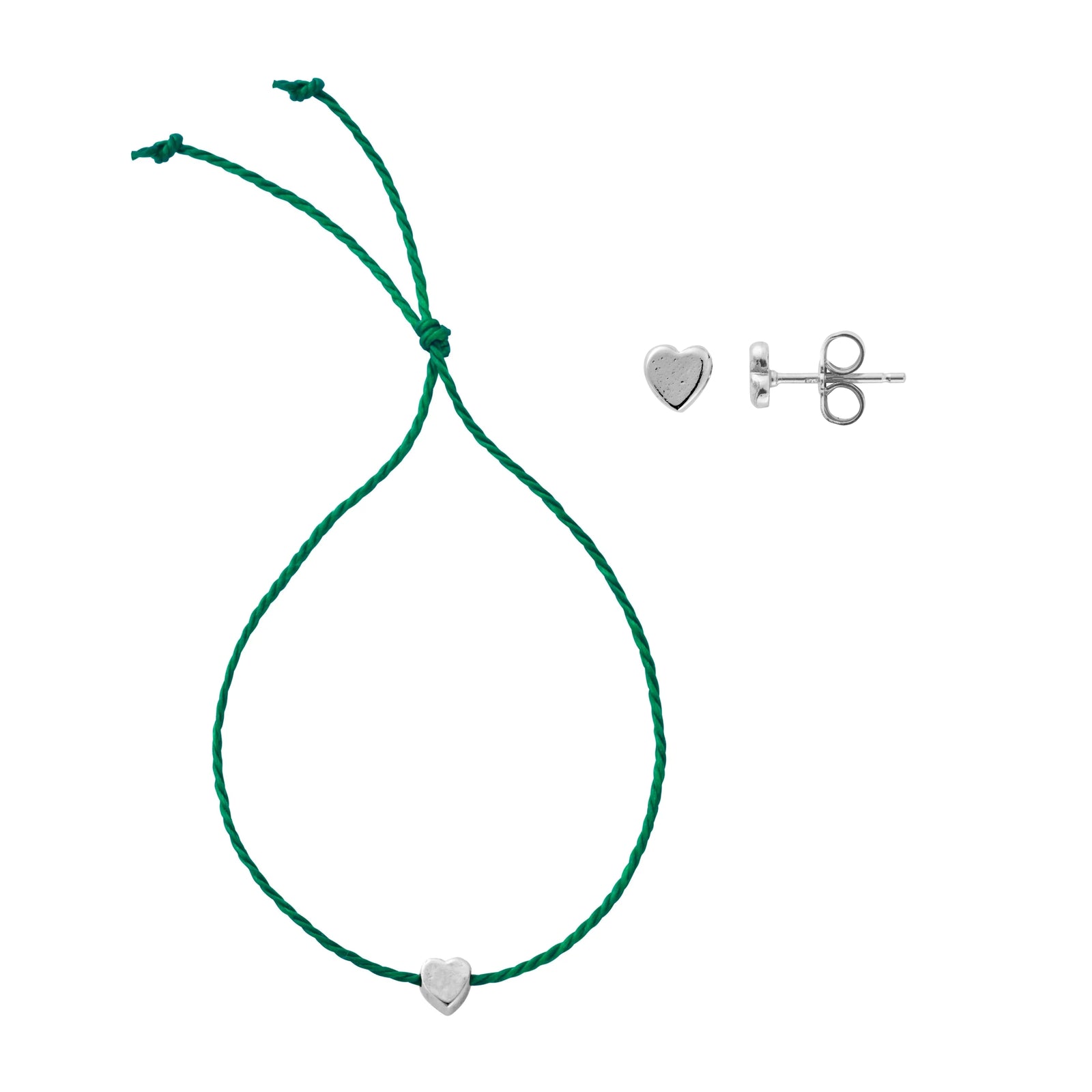 Silver Tiny Heart Gift Set