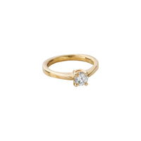 'The Eternity' 9ct Gold Round 0.5ct Natural Diamond Claw Engagement Ring