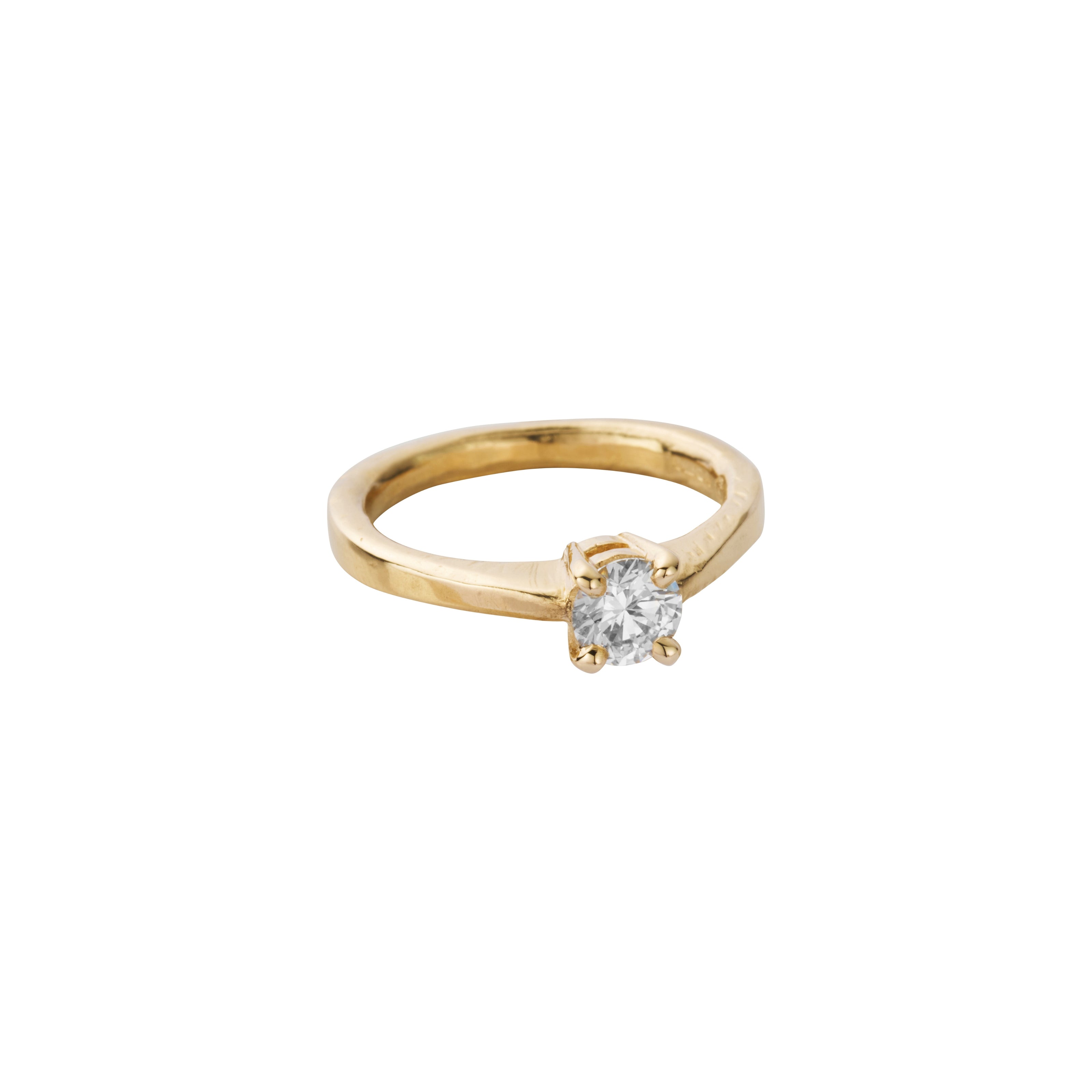 'The Eternity' 9ct Gold Round 0.5ct Natural Diamond Claw Engagement Ring